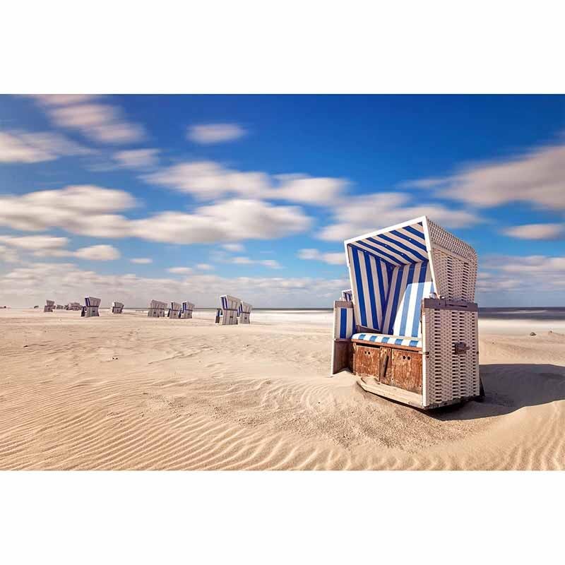 Digitaldruck-Tapete Strandkorb livingwalls (1034327)