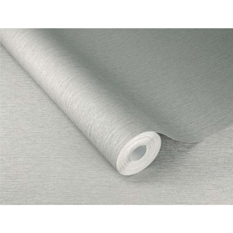Vliestapete Grau modernes Design Rasch Metall Incanto