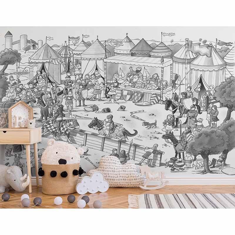 Digitaldruck-Tapete Knightb&w livingwalls (1034273)