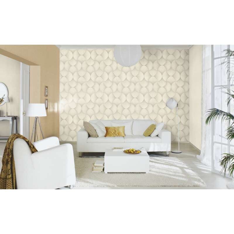 Vliestapete Beige klassische Moderne Rasch Incanto