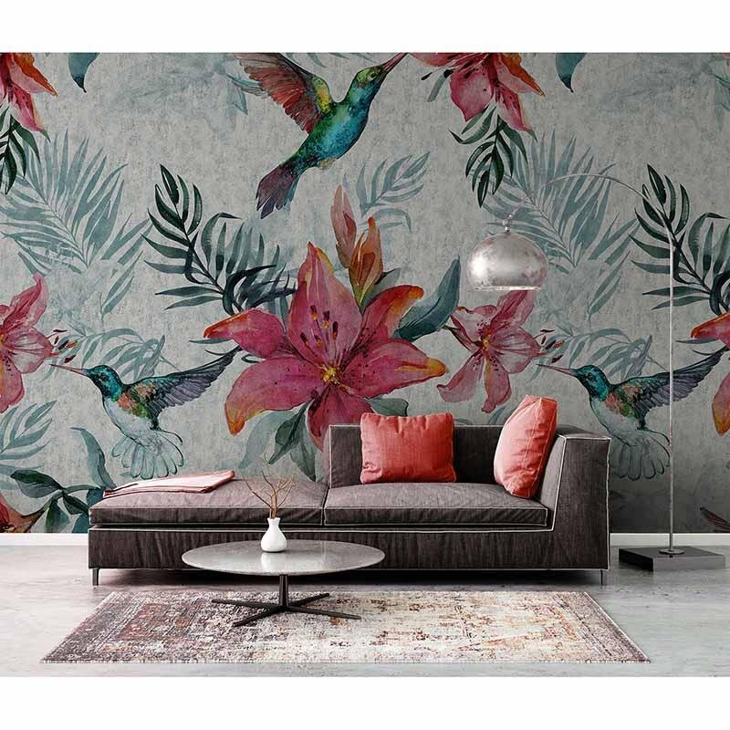 Digitaldruck-Tapete JungleFlower2 livingwalls (1034451)