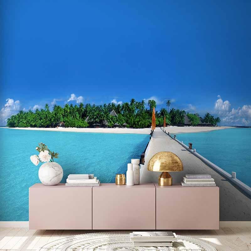 Digitaldruck-Tapete FootbridgeTTI livingwalls (1034325)