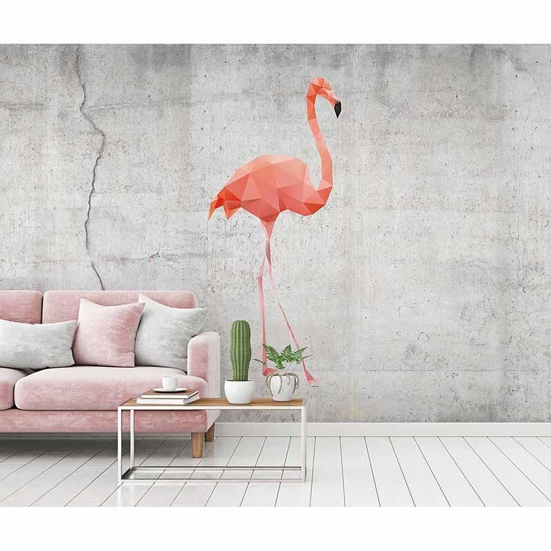 Digitaldruck-Tapete FlamingoConcrt livingwalls (1034434)