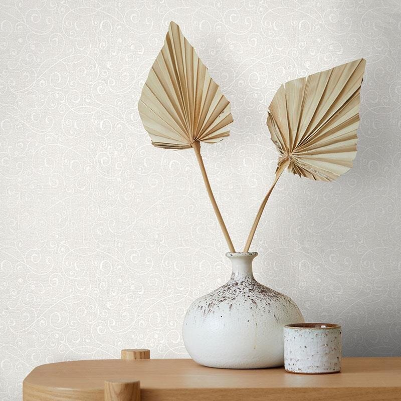 Tapete Beige, Creme, Weiß SALE Marburg Vliestapete (1042035)