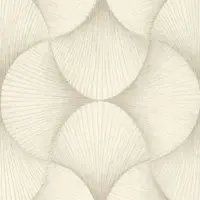 Tapete Beige, Creme, Wei&szlig; Rasch Vliestapete (1043939)