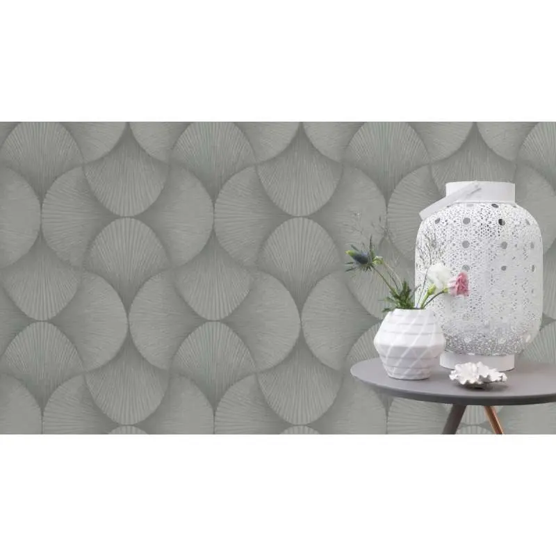 Tapete Grau, Silber Rasch Vliestapete (1043938)