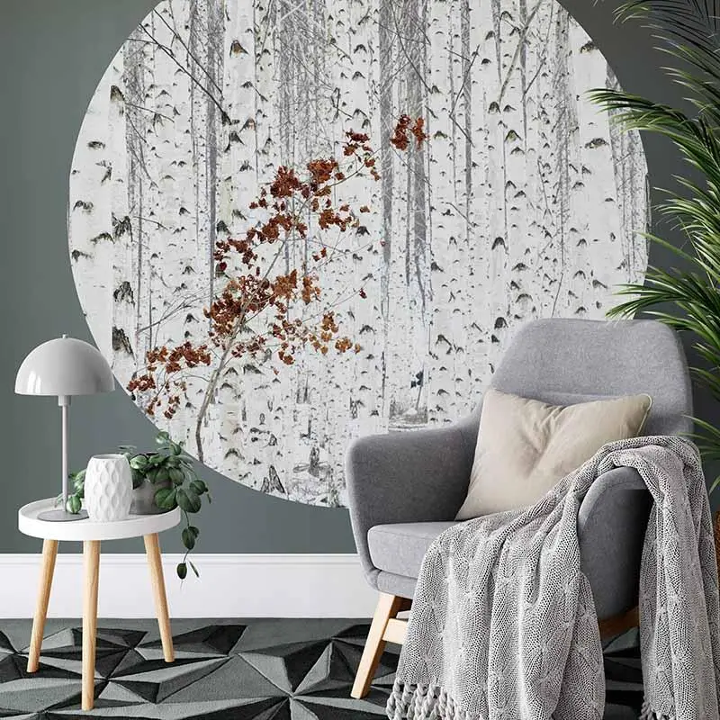 Digitaldruck-Tapete White Birch Forest livingwalls (1034141)
