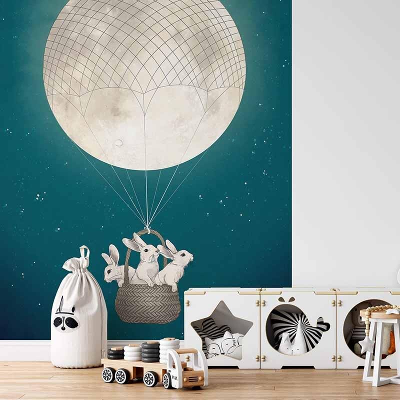 Digitaldruck-Tapete Moonbunnies livingwalls (1034121)