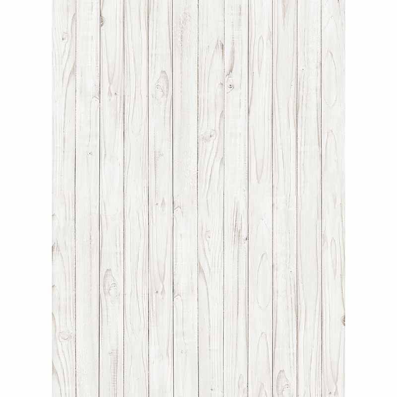 Digitaldruck-Tapete White Wooden Wall livingwalls (1034068)
