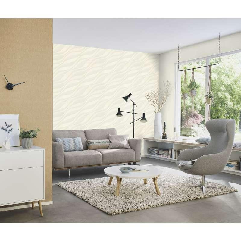 Tapete Beige, Creme, Weiß Rasch Vliestapete (1043926)