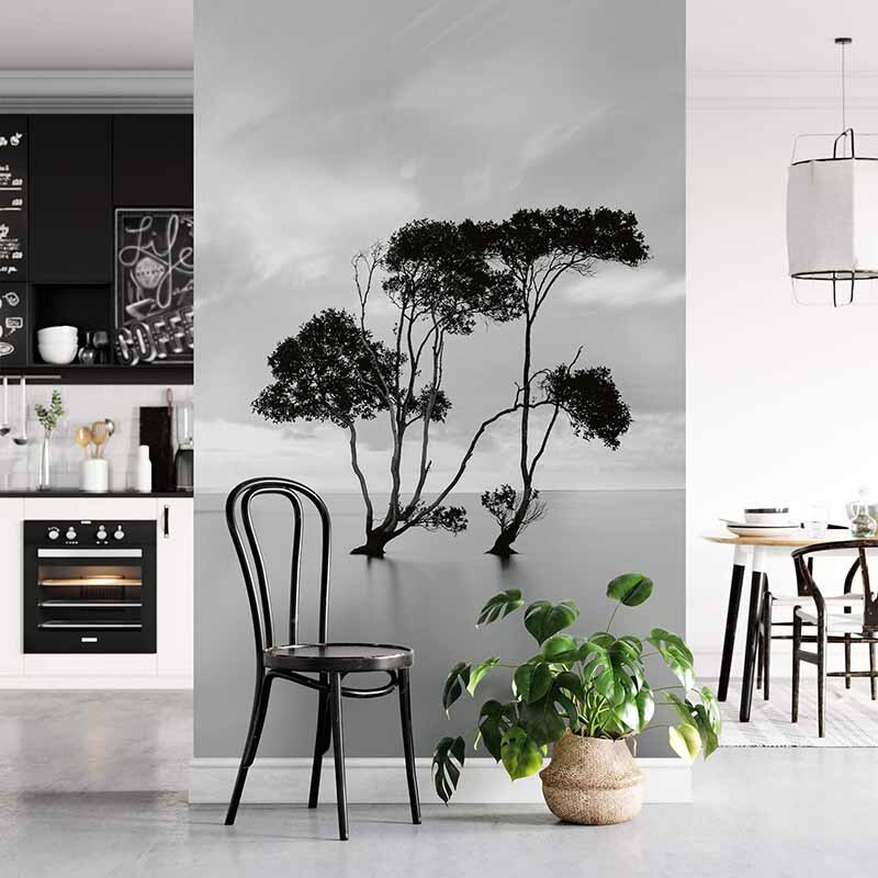 Digitaldruck-Tapete Trees In The Still Water livingwalls (1034040)