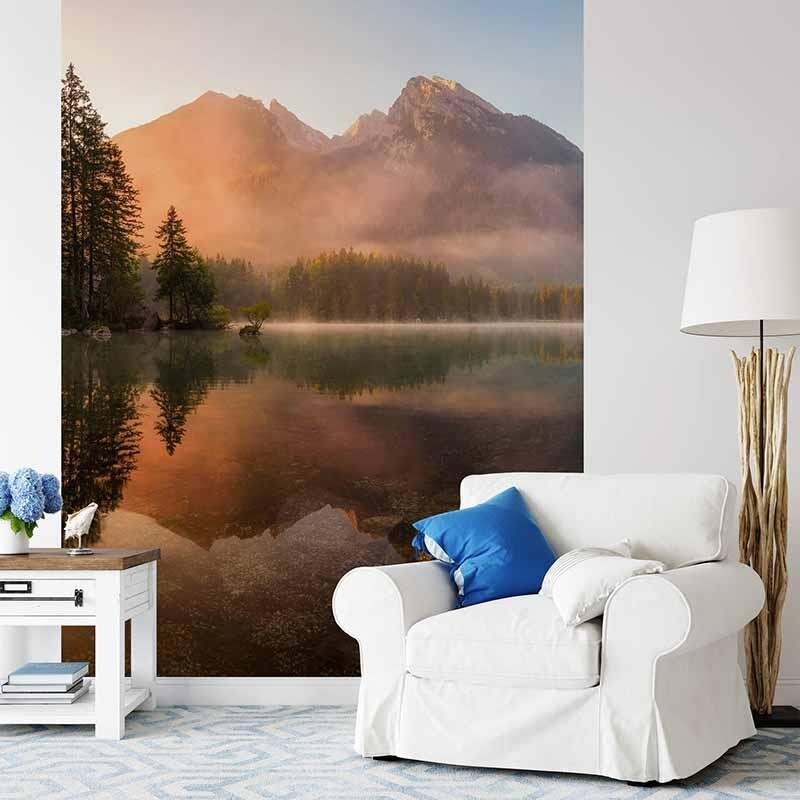 Digitaldruck-Tapete Mountain Lake livingwalls (1034036)