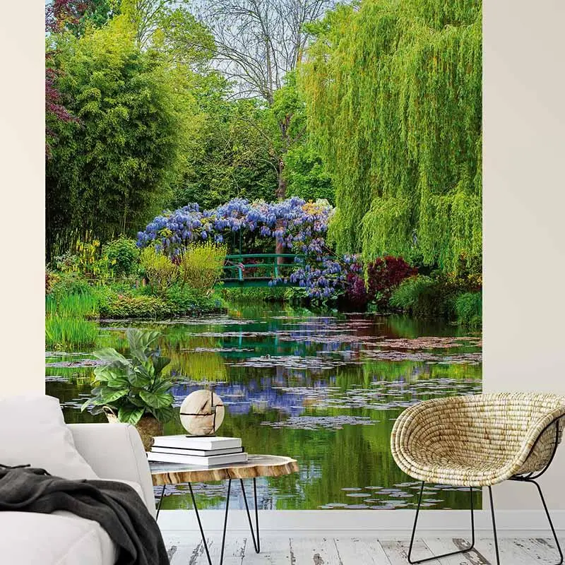 Digitaldruck-Tapete Monet’s Garden In France livingwalls (1034024)
