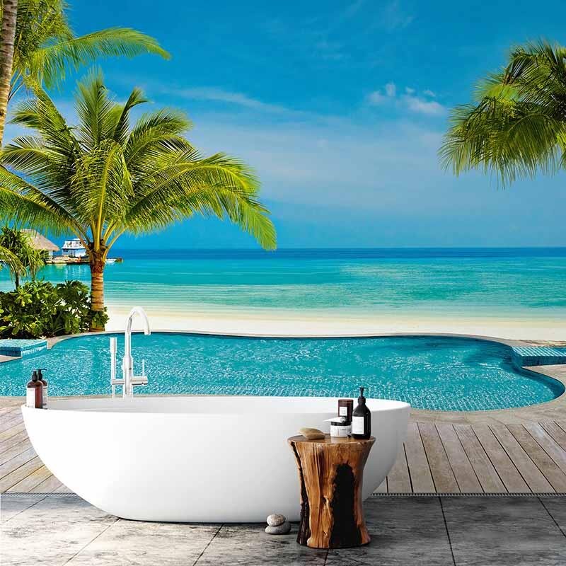 Digitaldruck-Tapete Pool livingwalls (1033951)