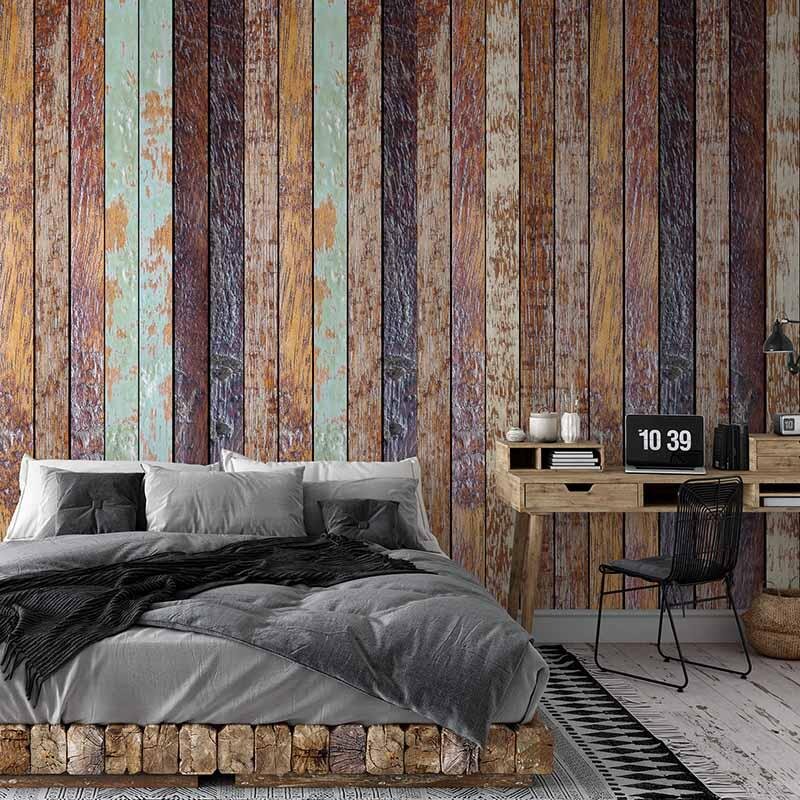 Digitaldruck-Tapete Vintage Wooden Wall livingwalls (1033939)
