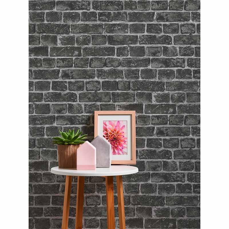 Tapete Schwarz, Anthrazit AS-Creation Vliestapete (1018691)