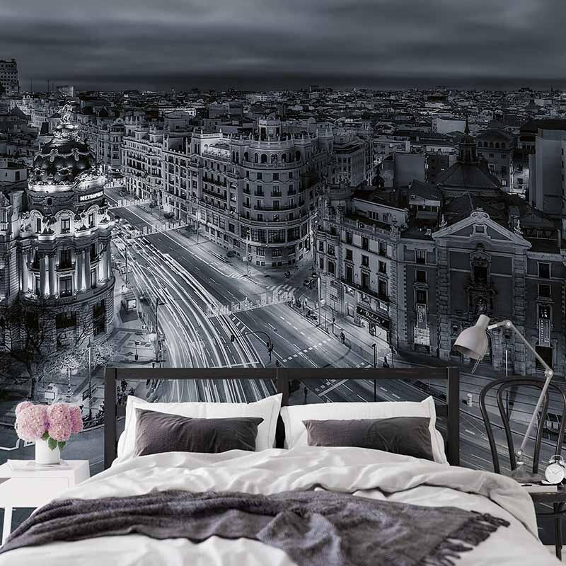 Digitaldruck-Tapete Urban Madrid livingwalls (1033930)