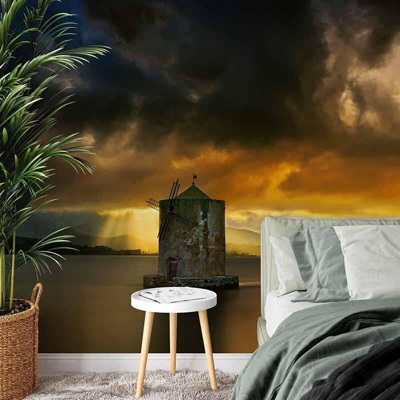 Digitaldruck-Tapete Old Windmill livingwalls (1033918)
