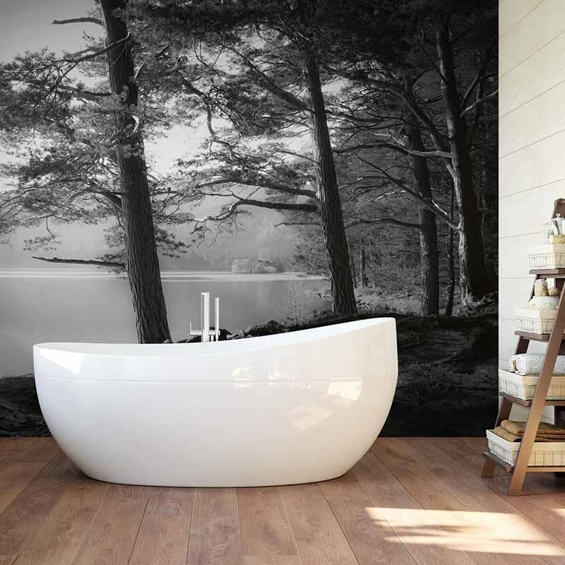 Digitaldruck-Tapete Forest Lake livingwalls (1033917)