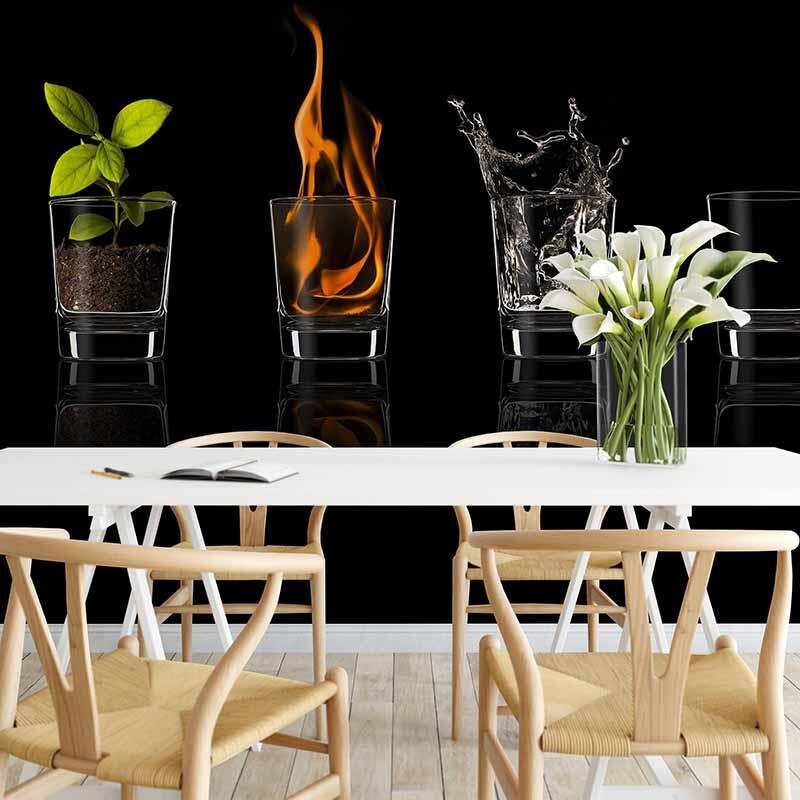 Digitaldruck-Tapete Earth Fire Water Air livingwalls (1033898)