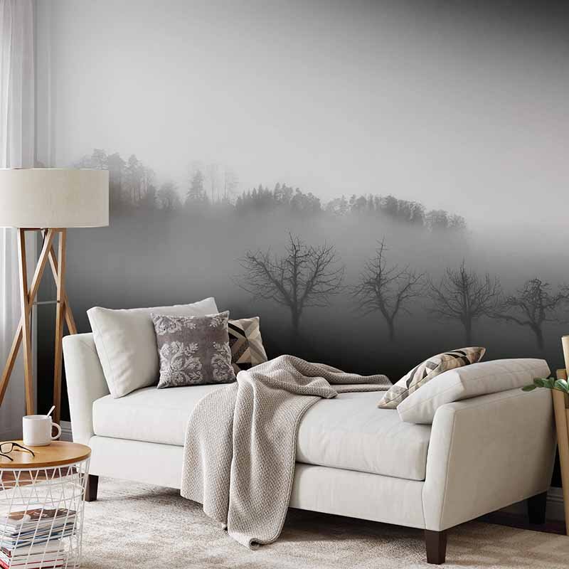 Digitaldruck-Tapete Foggy Landscape livingwalls (1033896)