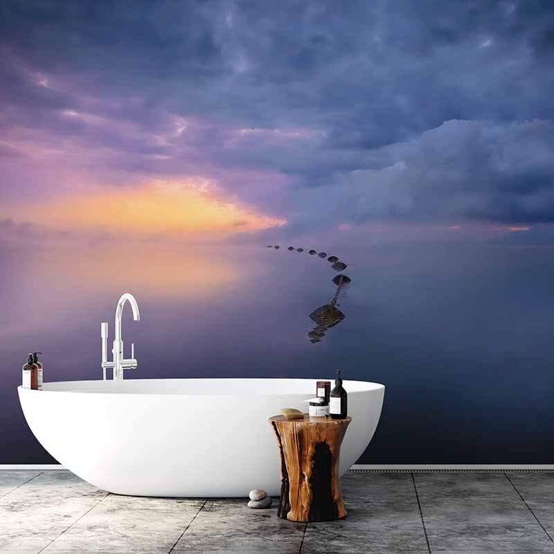 Digitaldruck-Tapete Wetland Sunrise livingwalls (1033893)