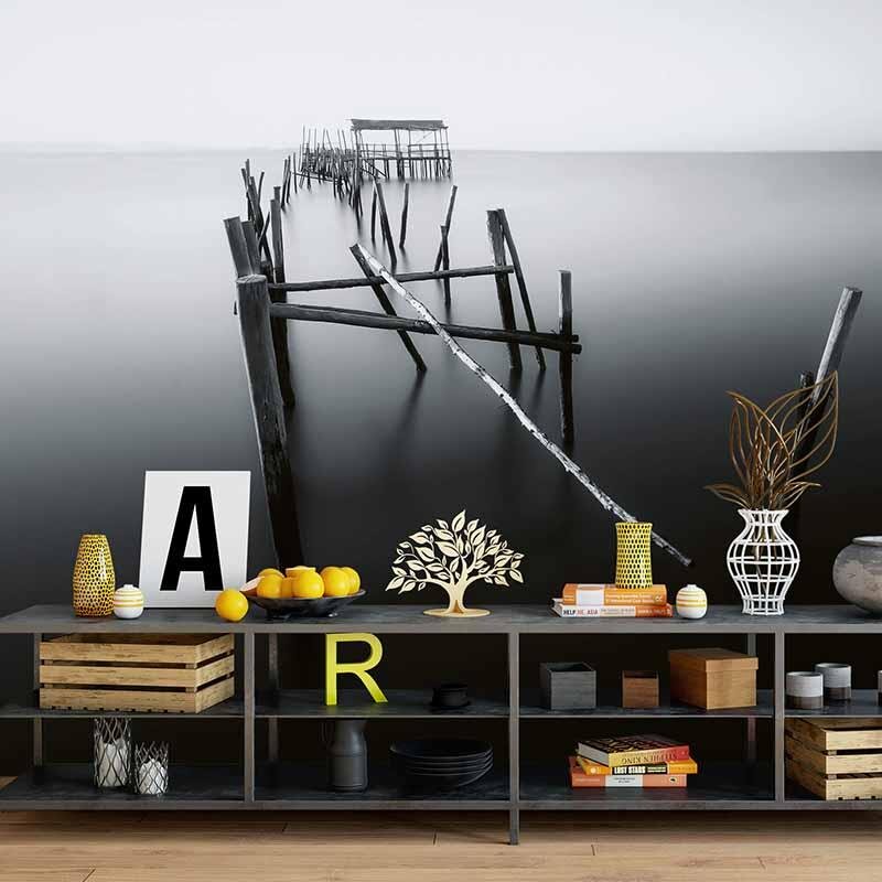 Digitaldruck-Tapete Old Pier In Portugal livingwalls (1033891)