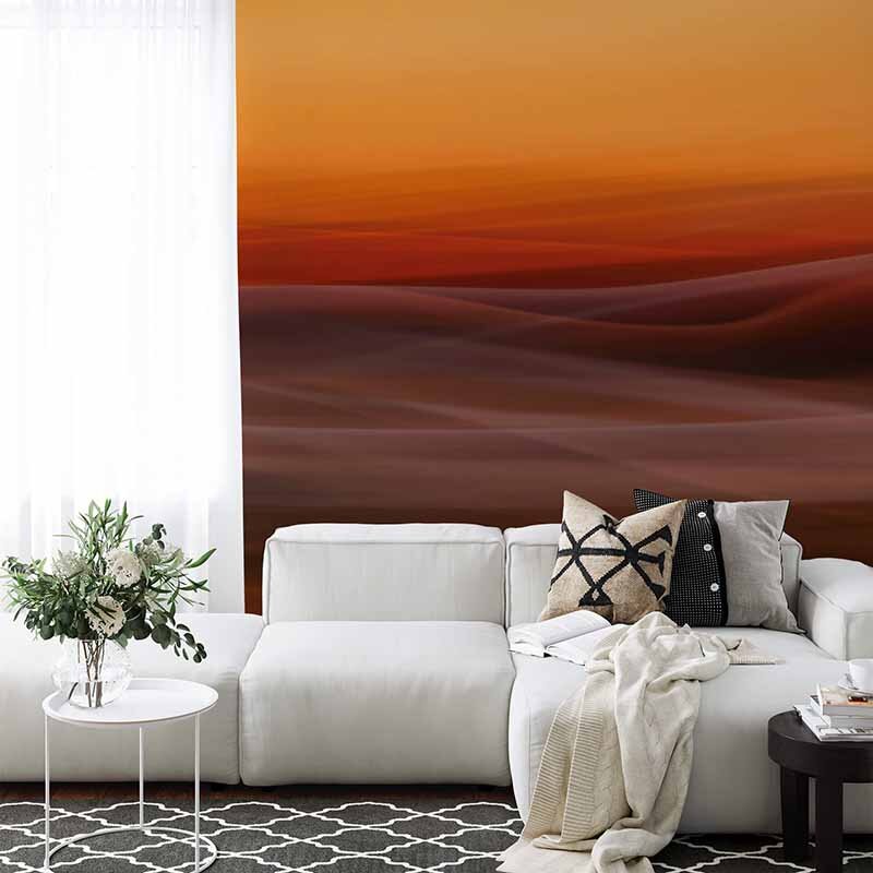 Digitaldruck-Tapete Orange Fog livingwalls (1033869)