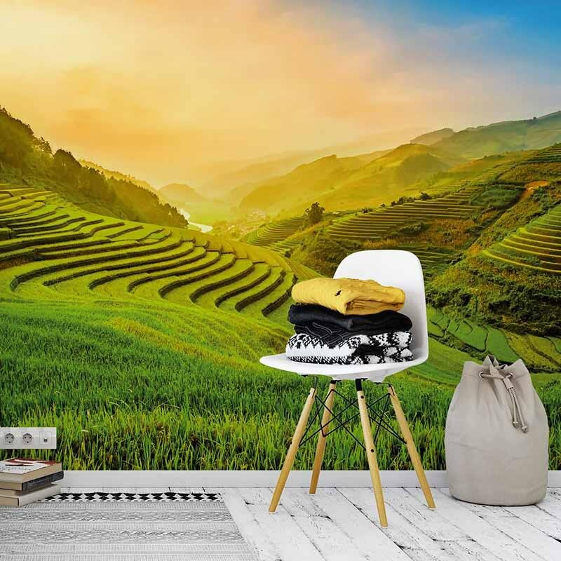 Digitaldruck-Tapete Terraced Rice Field In Vietnam livingwalls (1033861)