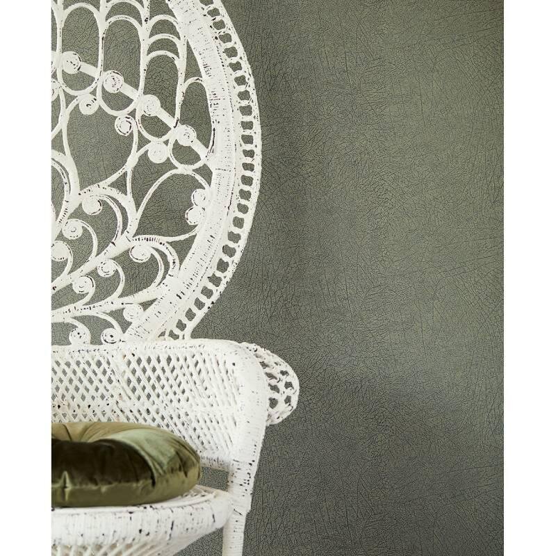 Tapete Grau, Silber, Grün Eijffinger Vliestapete (1044520)