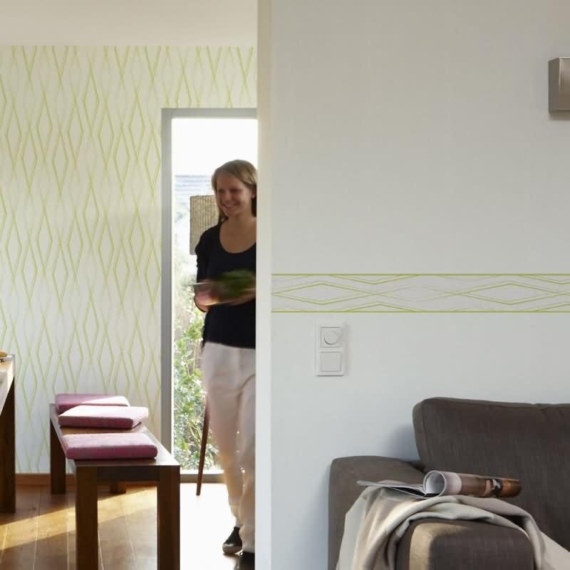 Tapete Weiß JETTE Vliestapete (1018192)