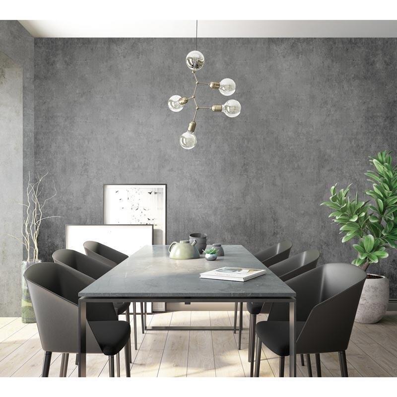 Digitaldruck-Tapete Grau, Silber Marburg (1033442)