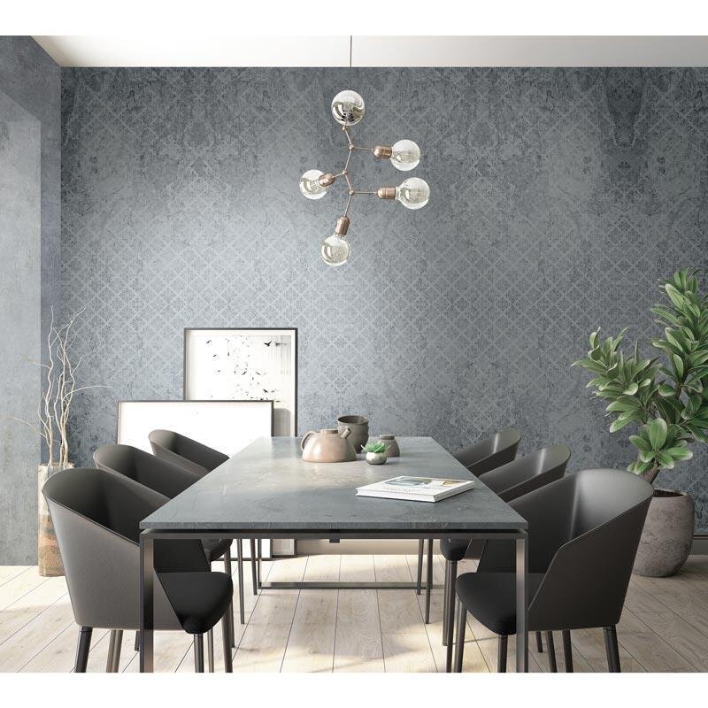 Digitaldruck-Tapete Grau, Silber Marburg (1033439)