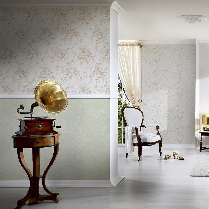 Tapete Beige, Creme, Rosa, Rose AS-Creation Vliestapete (1018482)