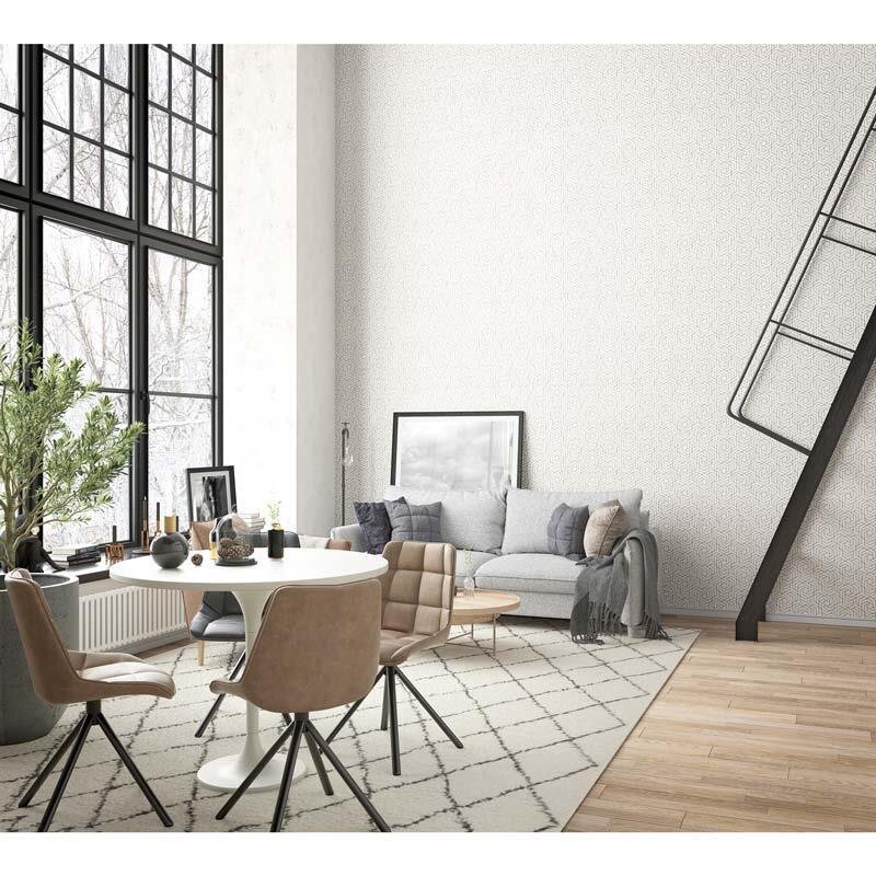 Tapete Beige, Creme, Grau, Silber Marburg Vliestapete (1033420)