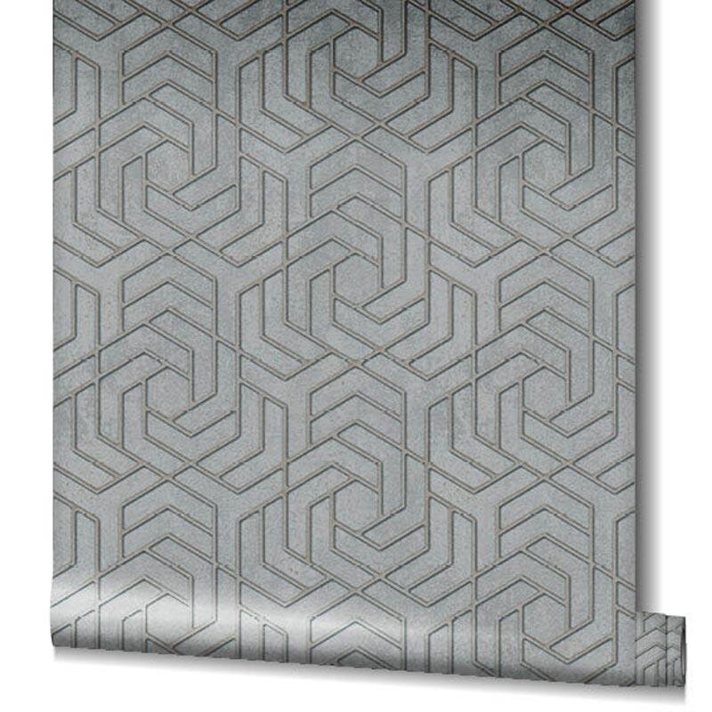 Tapete Grau, Silber Marburg Vliestapete (1033417)