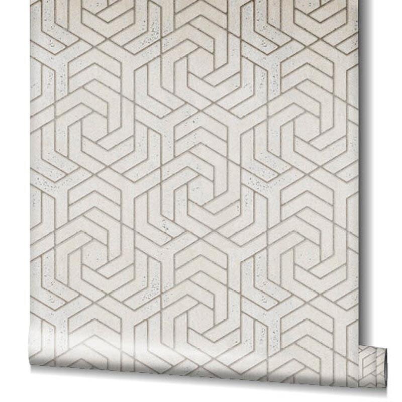 Tapete Beige, Creme, Grau, Silber Marburg Vliestapete (1033415)