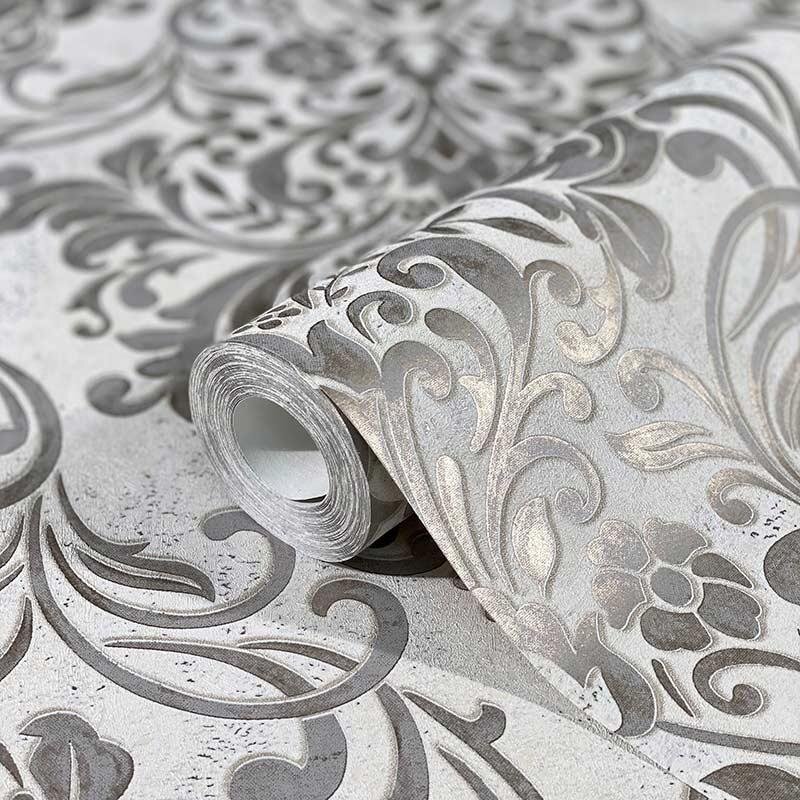 Tapete Beige, Creme, Grau, Silber Marburg Vliestapete (1033410)