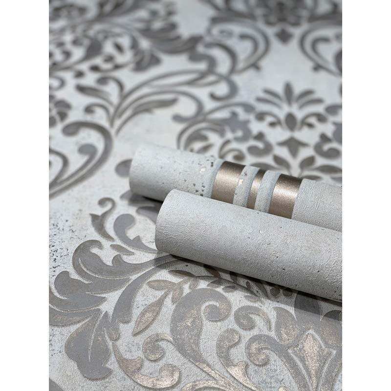 Tapete Beige, Creme, Grau, Silber Marburg Vliestapete (1033410)