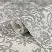 Tapete Grau, Silber Marburg Vliestapete (1033409)