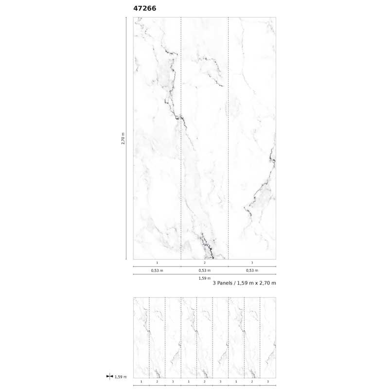 Digitaldruck-Tapete Stone Chic Marburg (1034796)