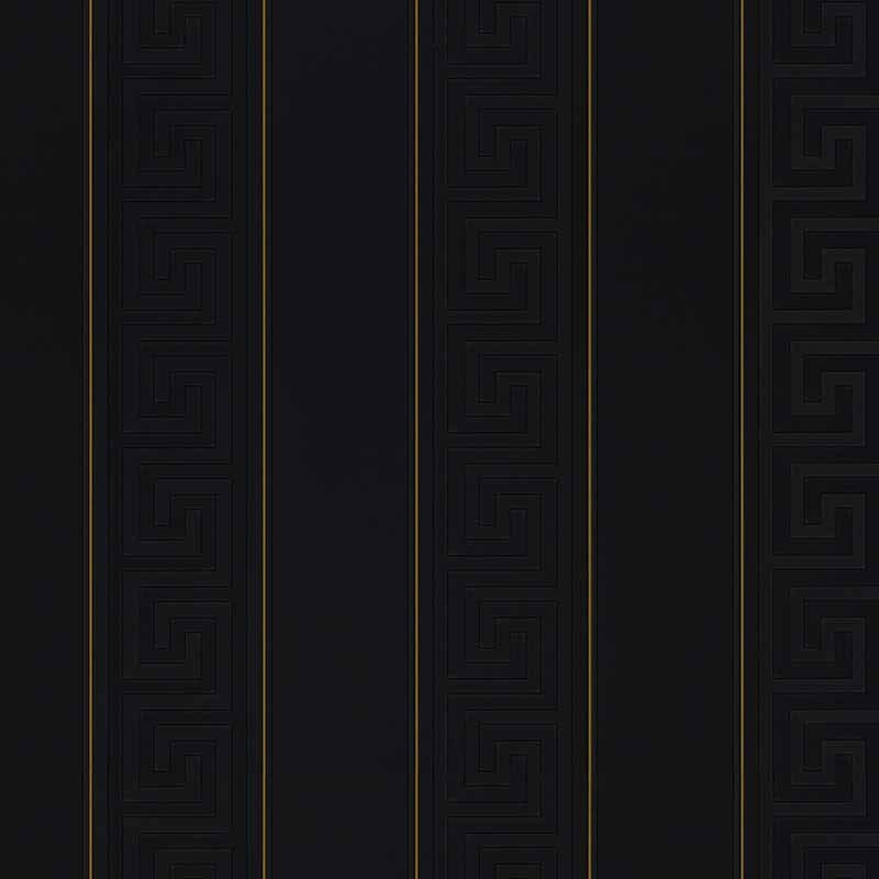 Tapete Schwarz, Anthrazit, Gold, Kupfer VERSACE Satintapete (1023758)