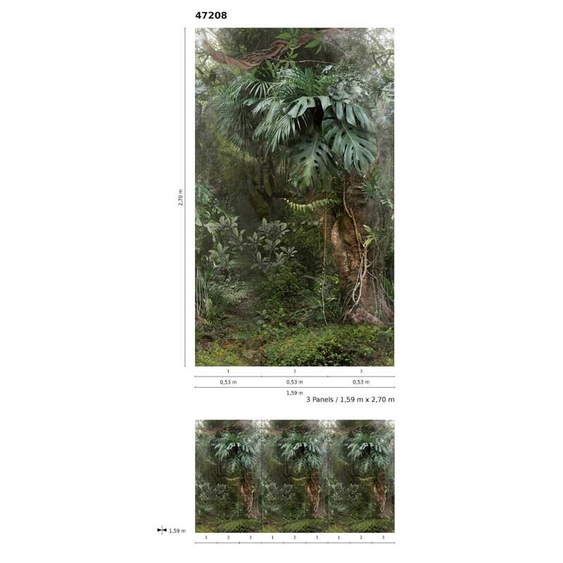 Digitaldruck-Tapete Tropical Vibes Marburg (1034738)