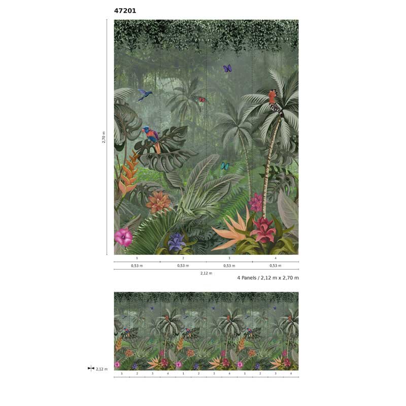 Digitaldruck-Tapete Tropical Vibes Marburg (1034731)