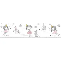 Bord&uuml;re Grau, Silber, Pastellfarben, Rosa, Rose,...