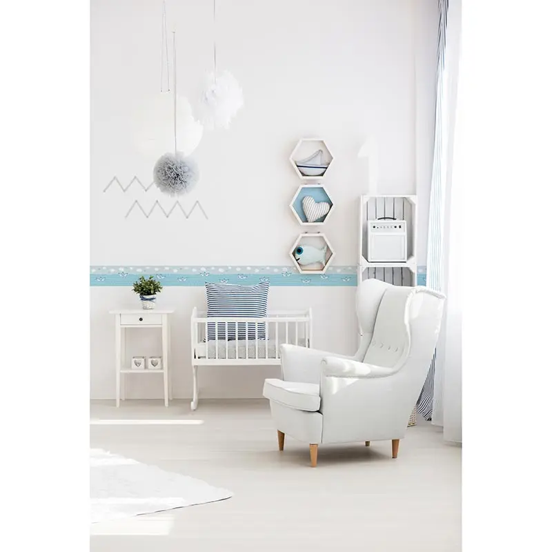 Bordüre Blau, Pastellfarben AS-Creation Papier (1029888)