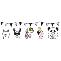 Bord&uuml;re Rosa, Rose, Schwarz, Anthrazit, Wei&szlig;...