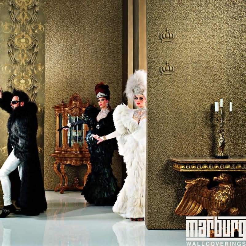 Tapete Gold, Kupfer Harald Glööckler Vliestapete (1022327)