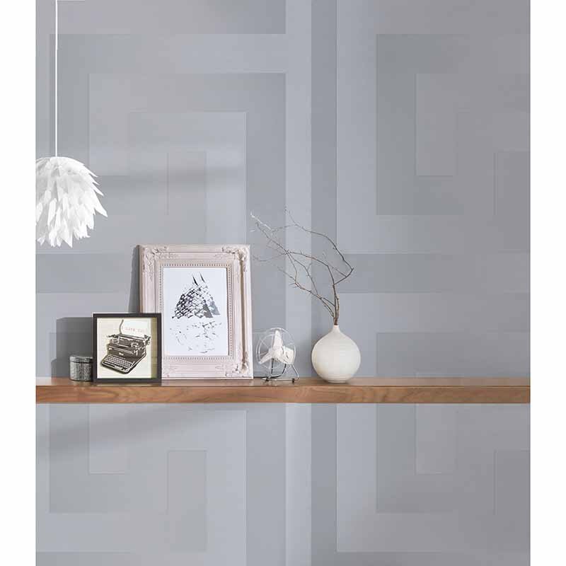 Tapete Grau, Silber VERSACE Satintapete (1023755)