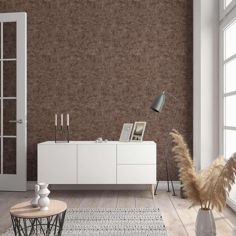 Vliestapete Uni Modern, Klassisch, Opulent in Kupfer Marburg für Wohnzimmer, Schlafzimmer, Küche, Lounge, Objekt